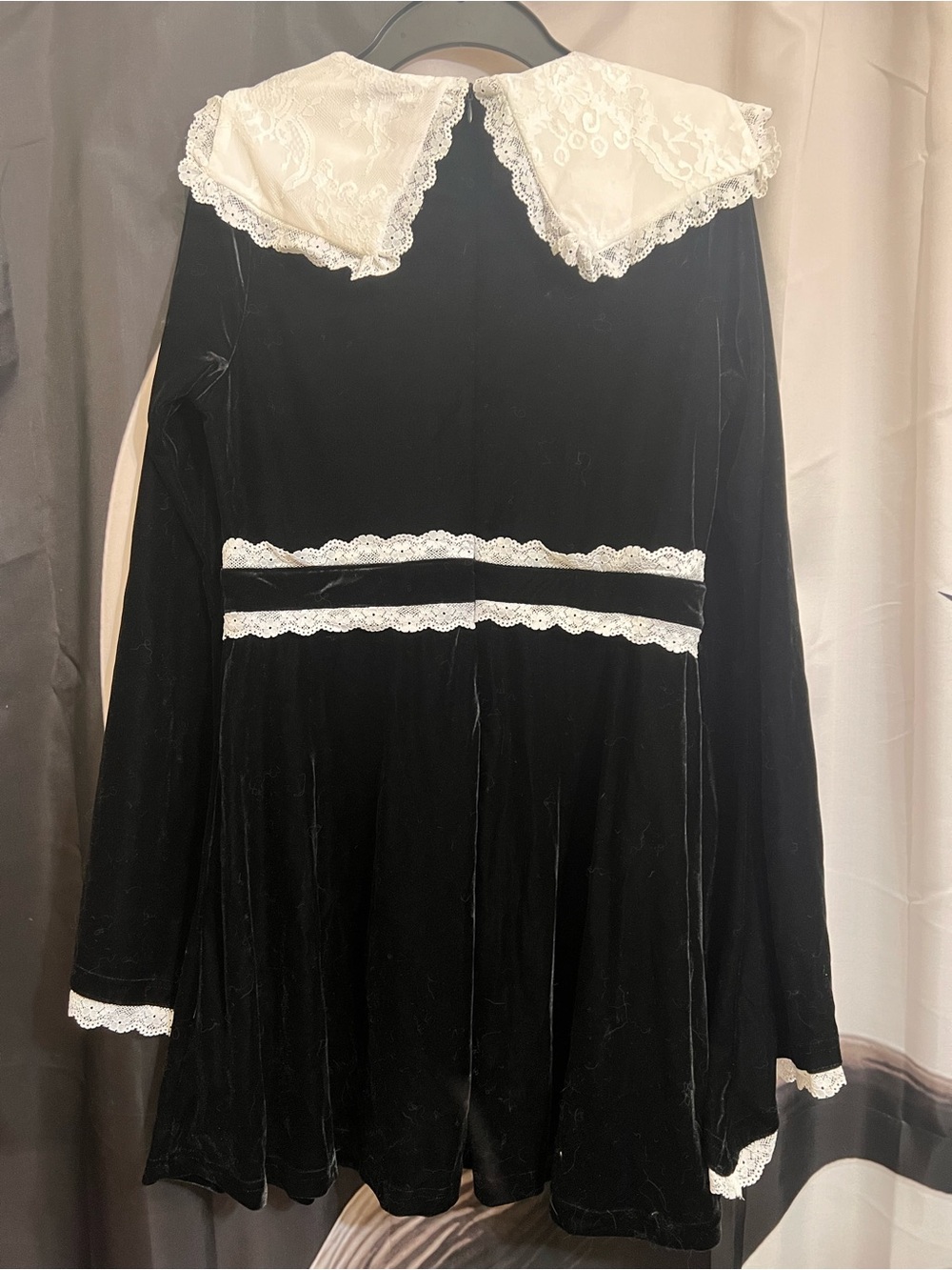 Killstar Infinity Coven Mini Dress in Black and White - Large - Picture 4 of 7